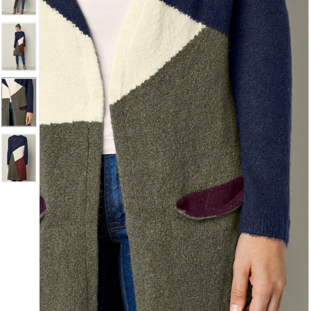 VENUS NEW Color Block Cardigan - Picture 7 of 8
